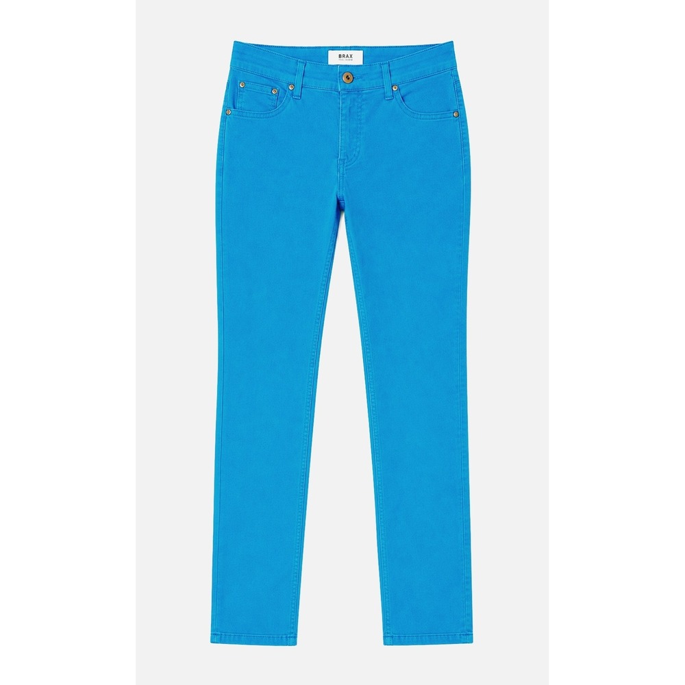 Brax Men's Chuck Hi-Flex Jeans in Vibrant Blue, Size 32/34